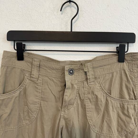 Kuhl Kontra Roll-Up Convertible Outdoor Hiking Cargo Shorts Khaki Brown Tan 4 - Picture 3 of 10